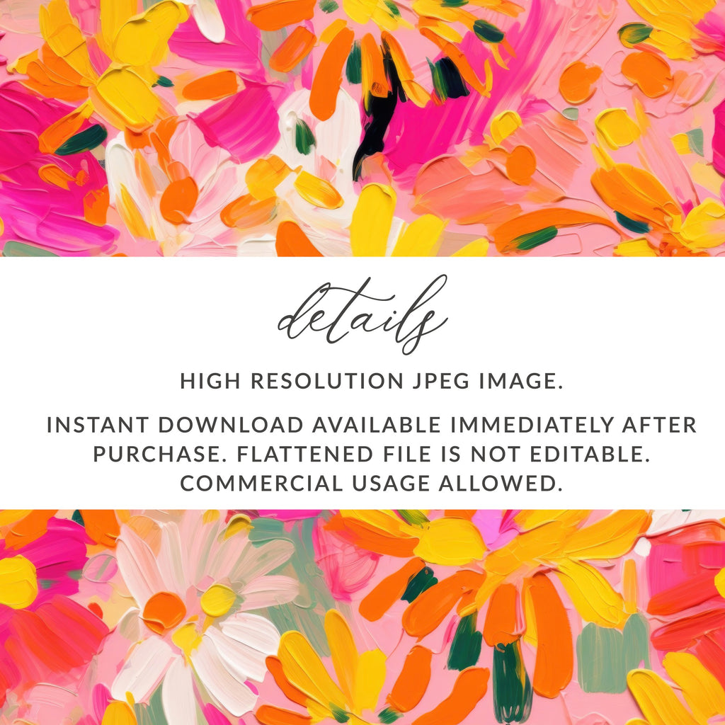 Colorful Flower Abstract Art Downloadable Image
