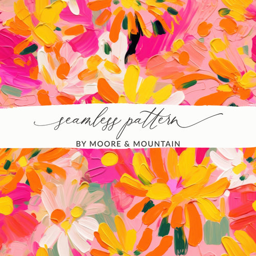 Vibrant Floral Seamless Pattern by Moore & Mountain