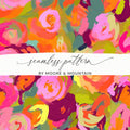 Vibrant Floral Design Seamless Pattern for Various Uses