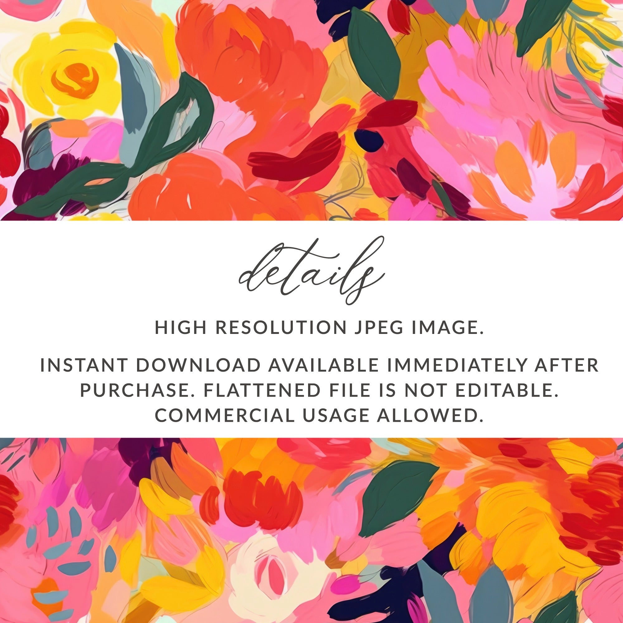 Colorful Abstract Floral High Resolution JPEG Image