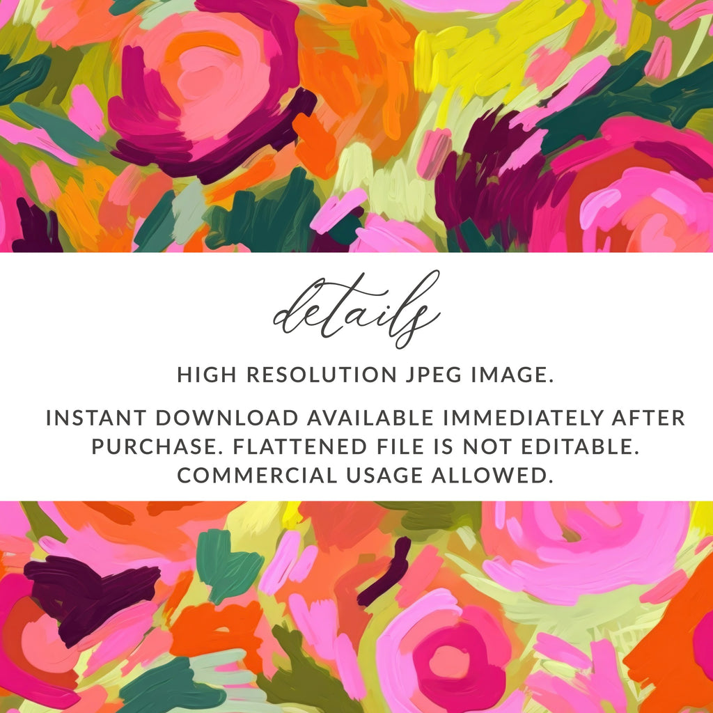 Colorful Abstract Floral High Resolution JPEG Image