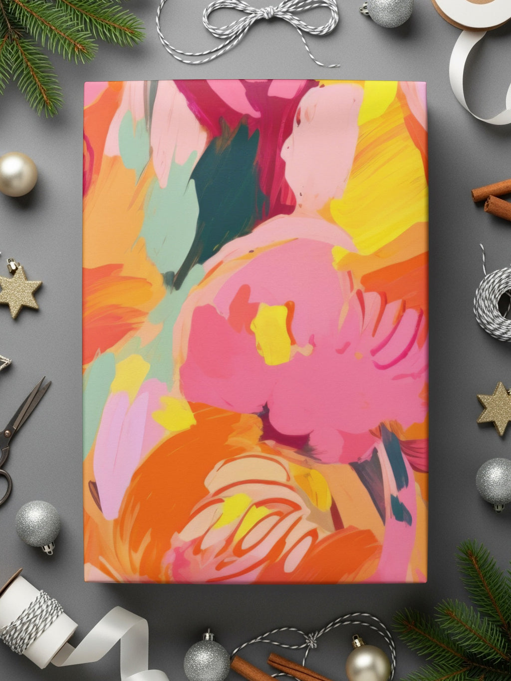 Colorful Abstract Art Design Canvas Wall Decor
