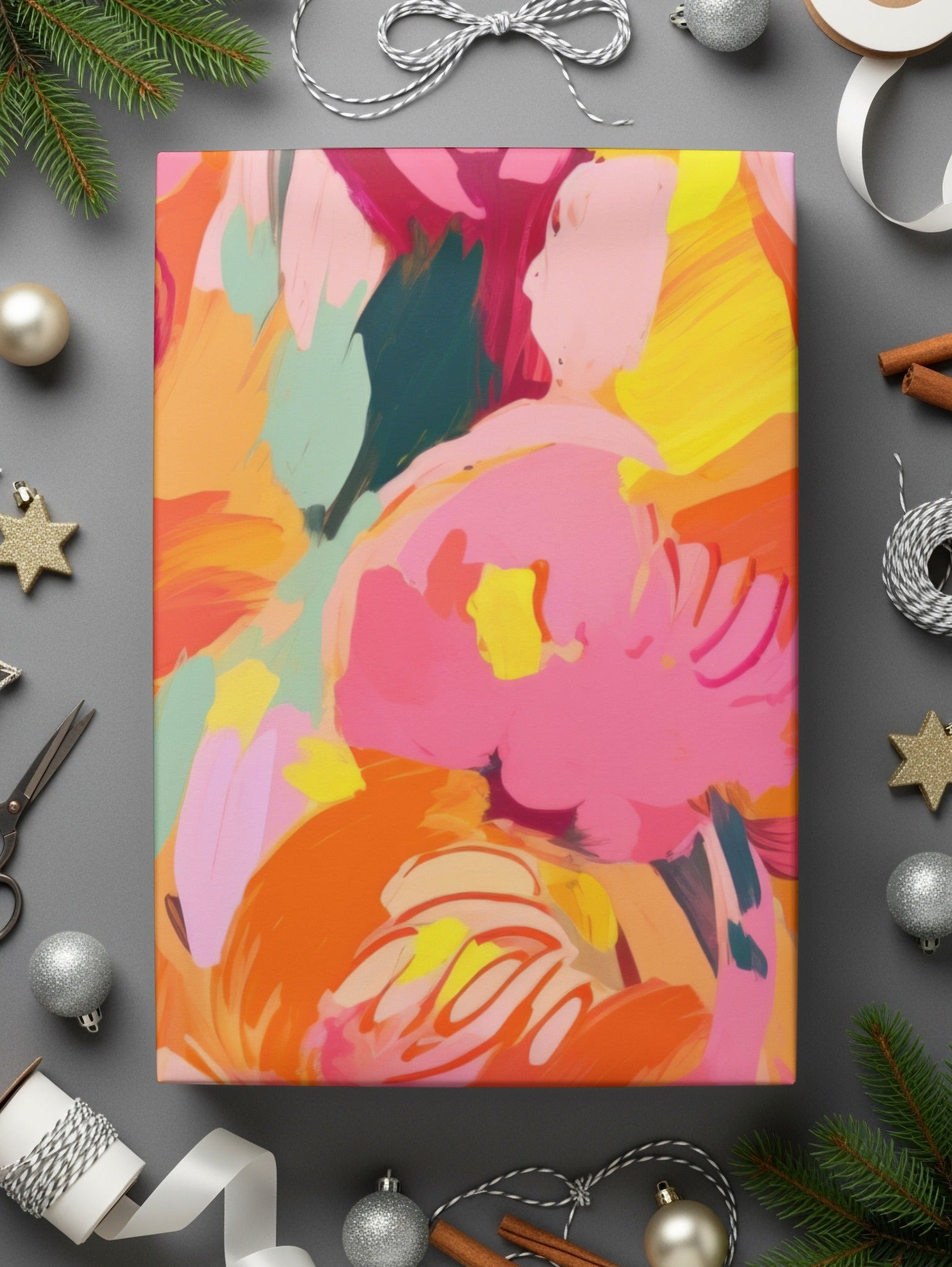 Colorful Abstract Art Design Canvas Wall Decor