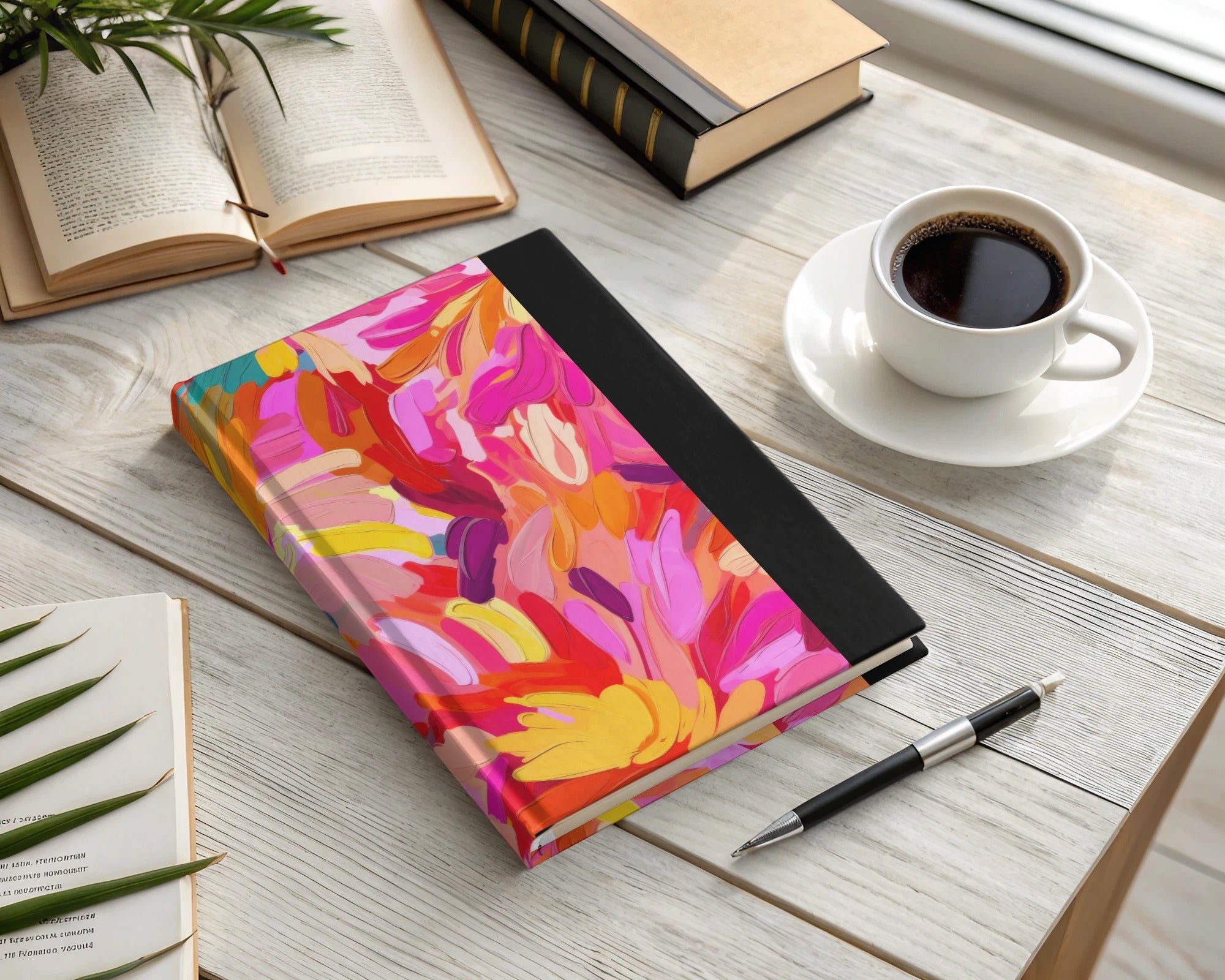 Colorful Abstract Design Hardcover Notebook product