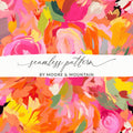 Colorful Floral Seamless Pattern by Moore & Mountain