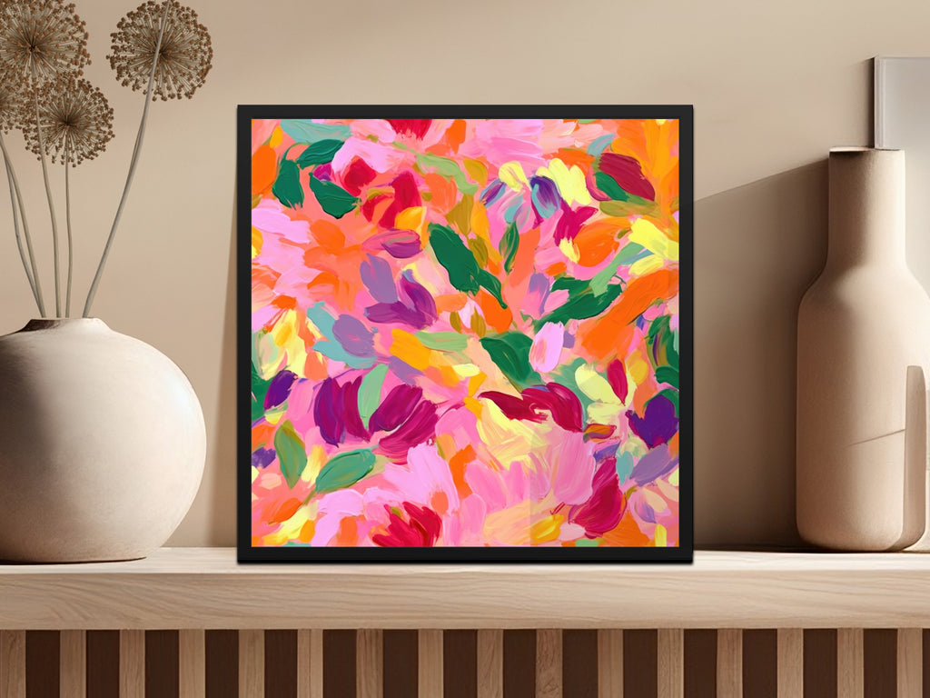 Vibrant Abstract Multicolor Artwork for Modern Home Decor