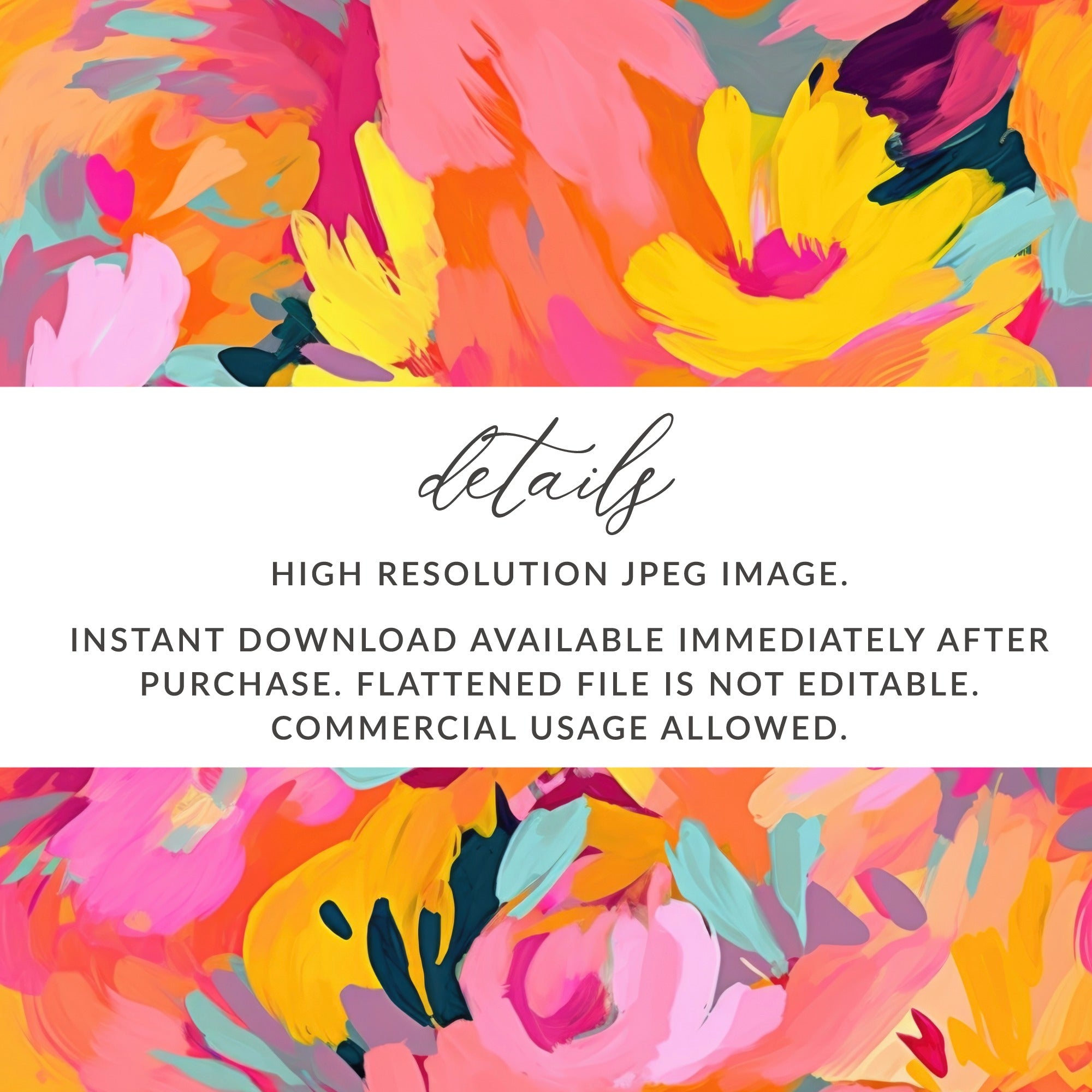 Vibrant Floral High Resolution JPEG Image for Download