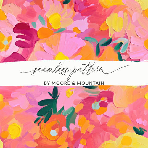 Vibrant Floral Seamless Pattern by Moore & Mountain