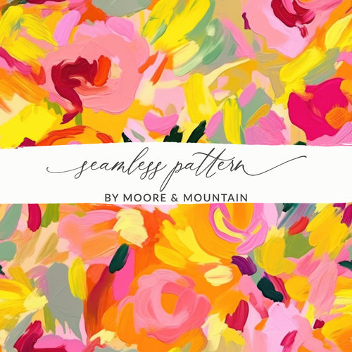 Colorful Abstract Floral Seamless Pattern Product