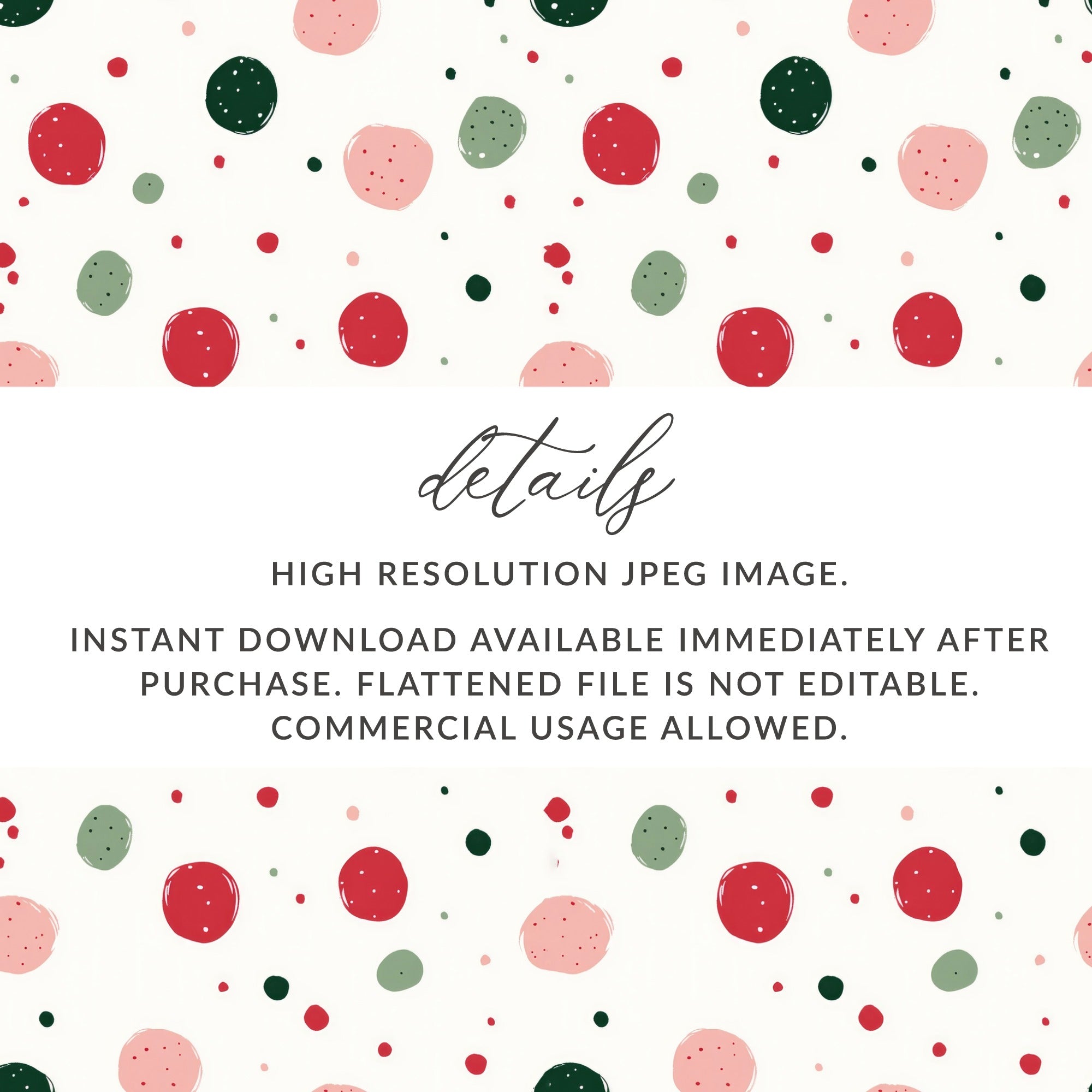Colorful Polka Dots High Resolution JPEG Image