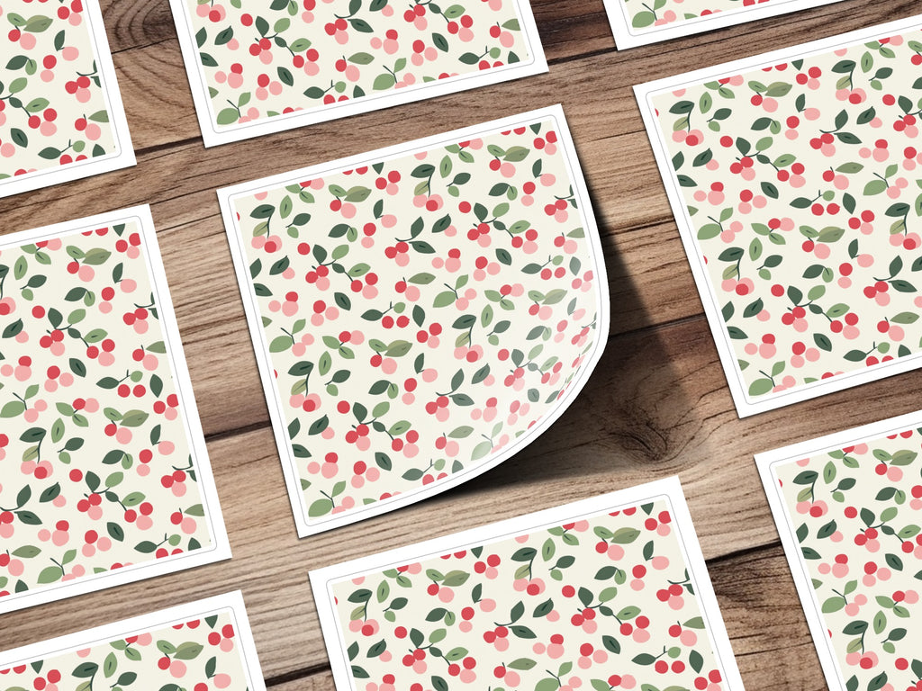 Cherry Blossom Pattern Decorative Sticker Sheets