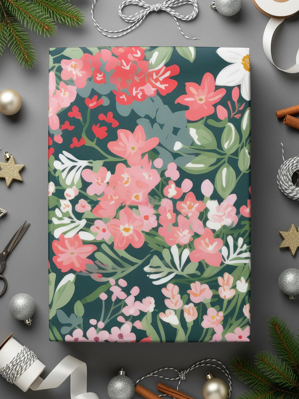 Floral Pattern Gift Wrap Perfect for Any Occasion