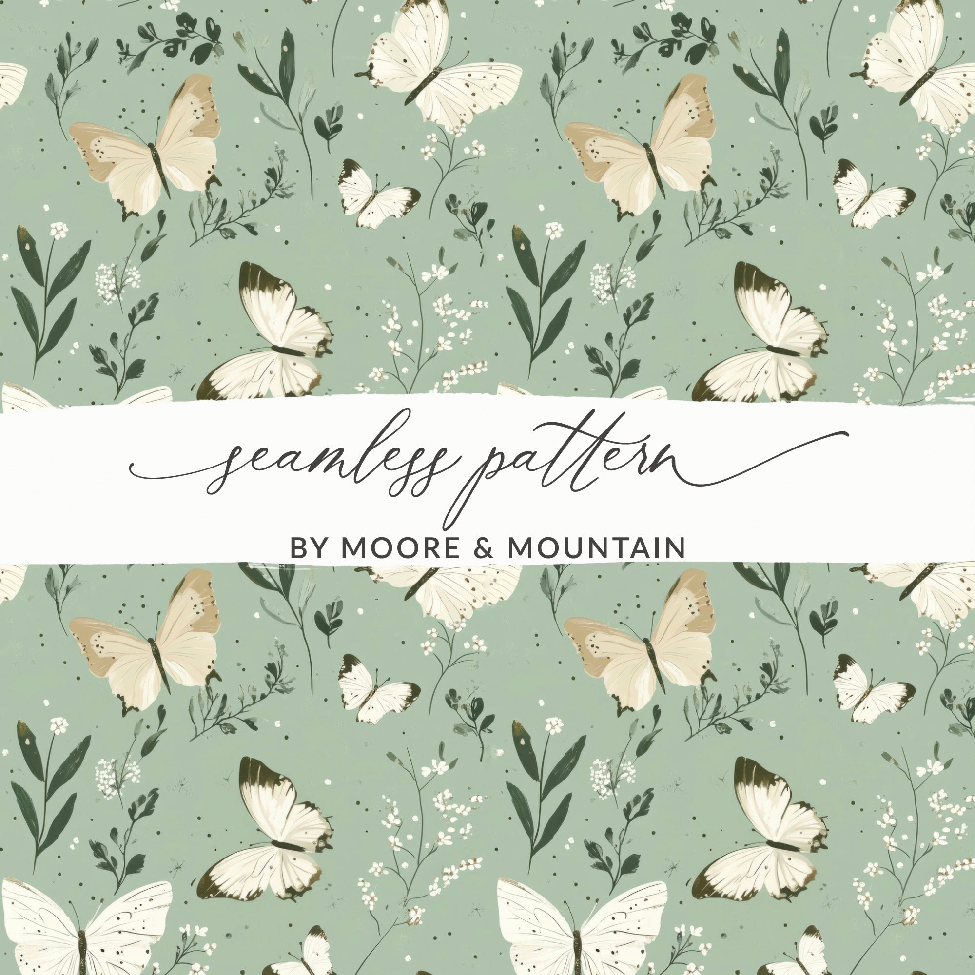 Butterfly And Floral Delightful Background For Your Needs - Moore and Mountain