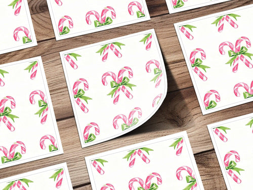 Candy Cane Digital Paper, Christmas Pattern Download, Watercolor Art, Seamless Tileable Pattern, Holiday Design, 12x12 JPEG Image - Moore and Mountain