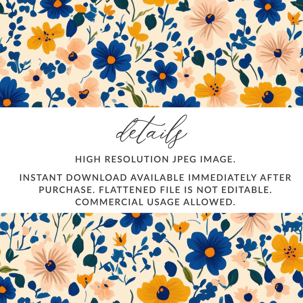 Colorful Floral Pattern High Resolution JPEG Image