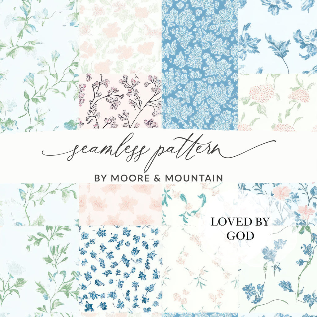 Seamless Floral Pattern by Moore and Mountain Design