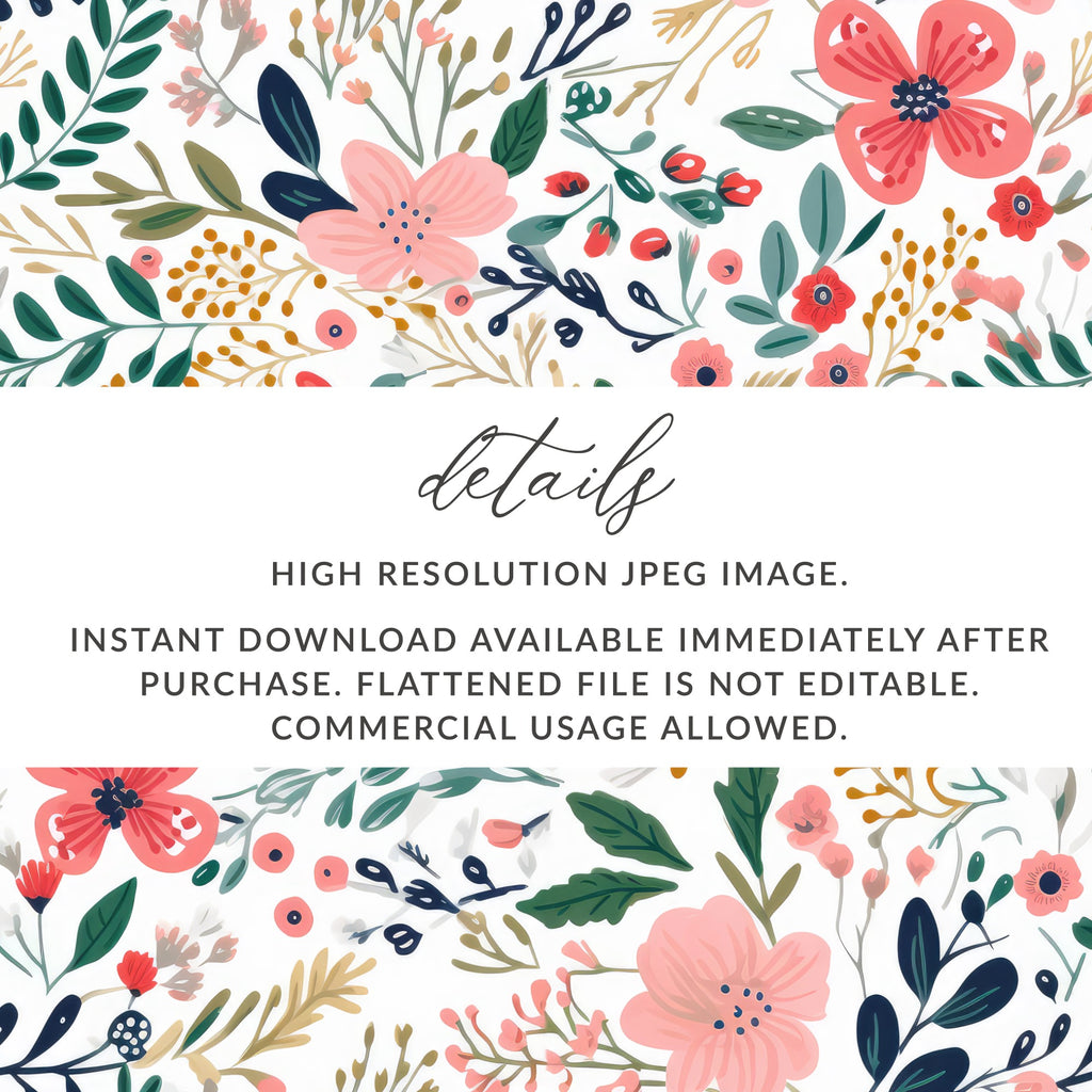 High Resolution Floral Watercolor Design for Download
