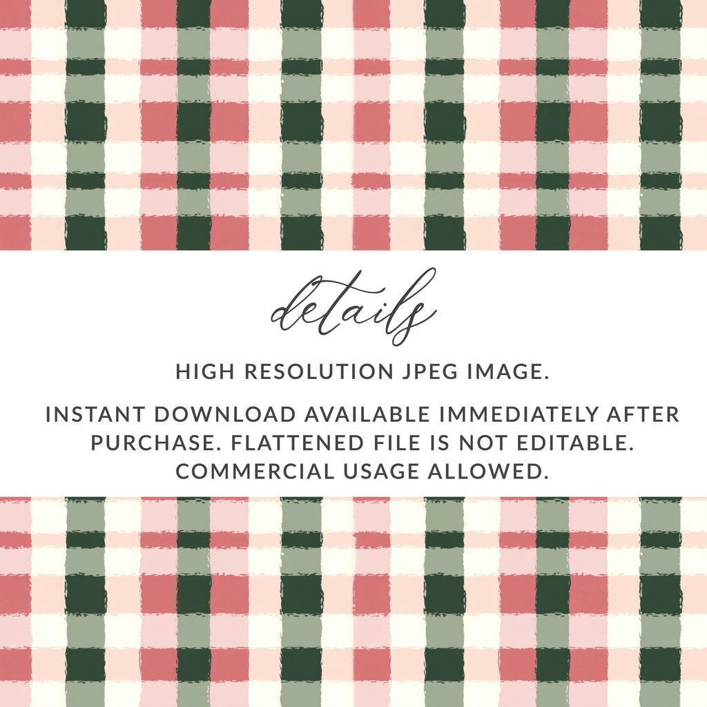 High Resolution Plaid Pattern Instant Download Product