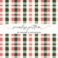 Seamless Plaid Pattern by Moore & Mountain Design