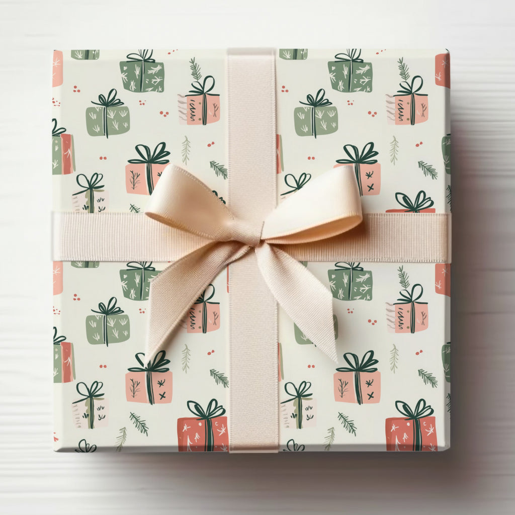 Festive Gift Box with Ribbon Bow for Special Occasions