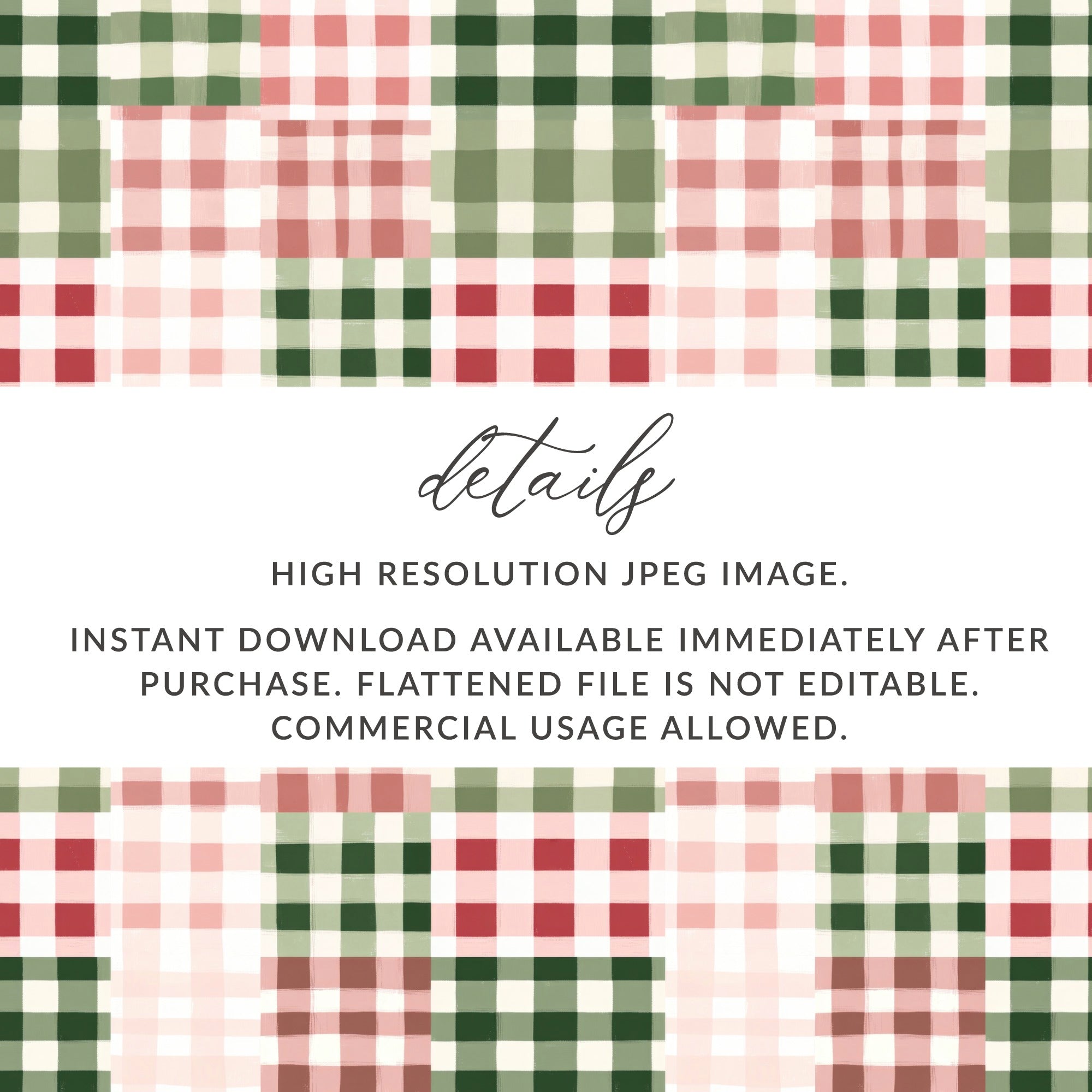 High Resolution Red and Green Plaid JPEG Image Download