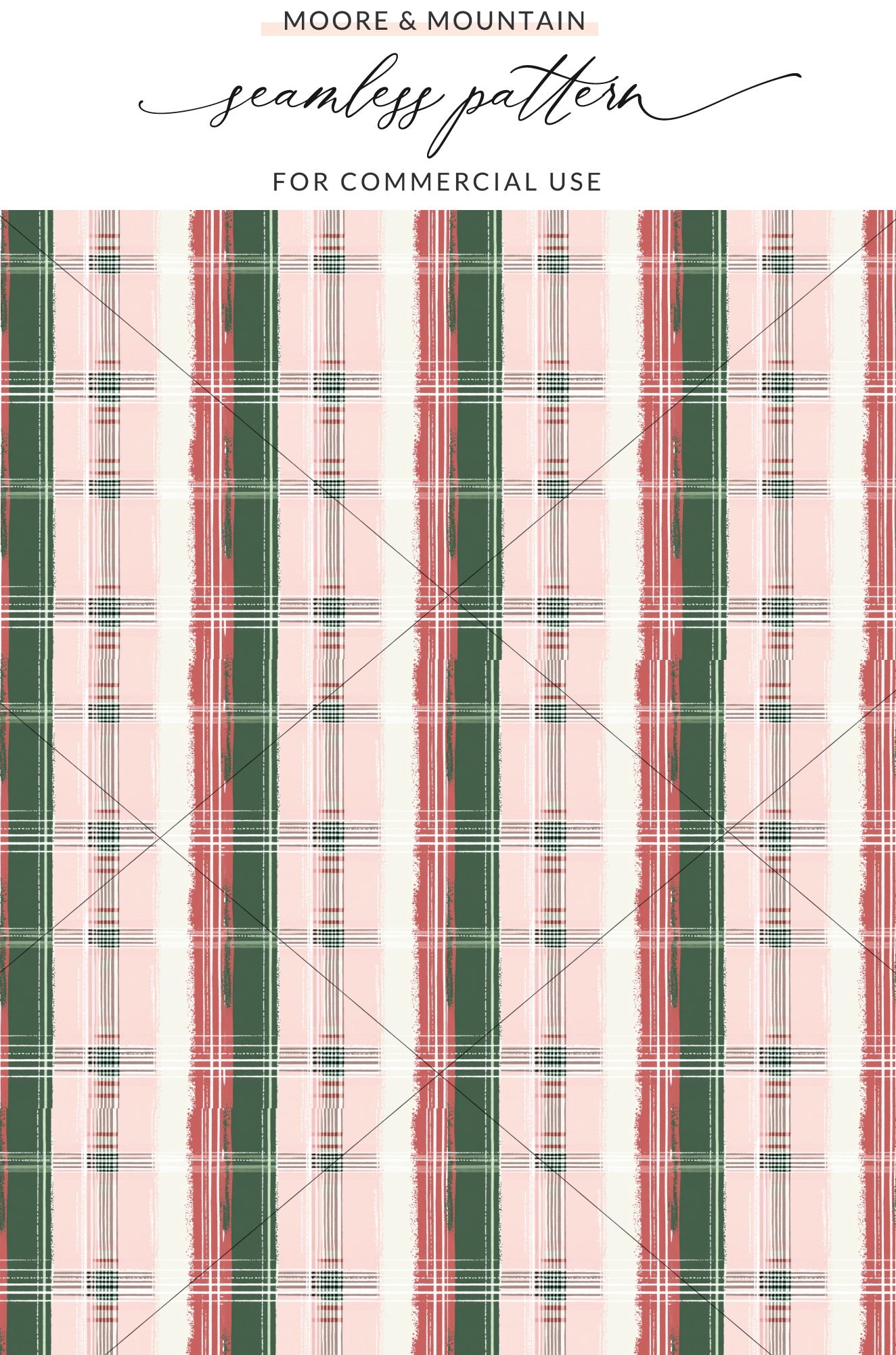 Seamless Plaid Pattern for Commercial Use Design