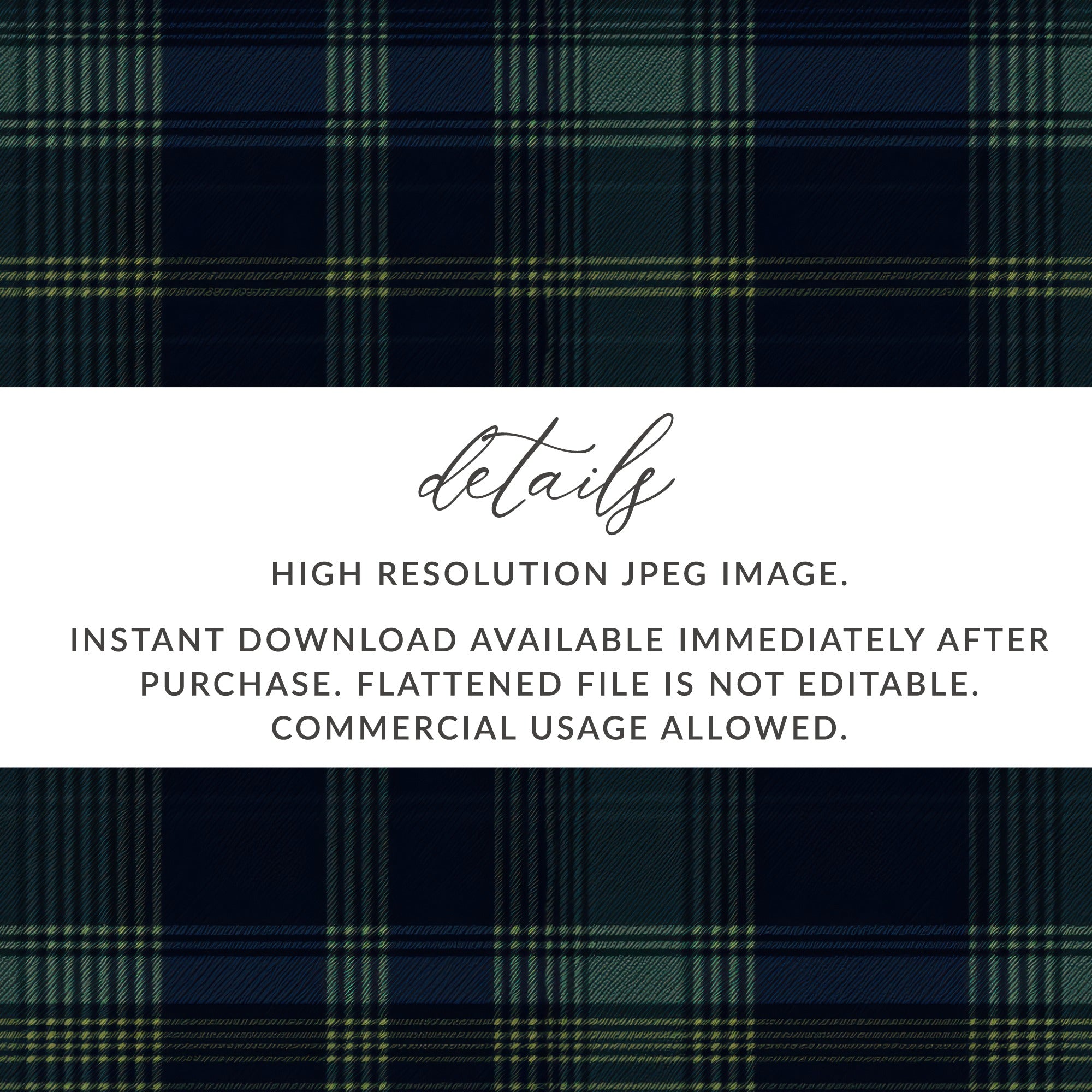 Classic Blue Green and Yellow Plaid Design Scottish Tartan Seamless Background - Moore and Mountain