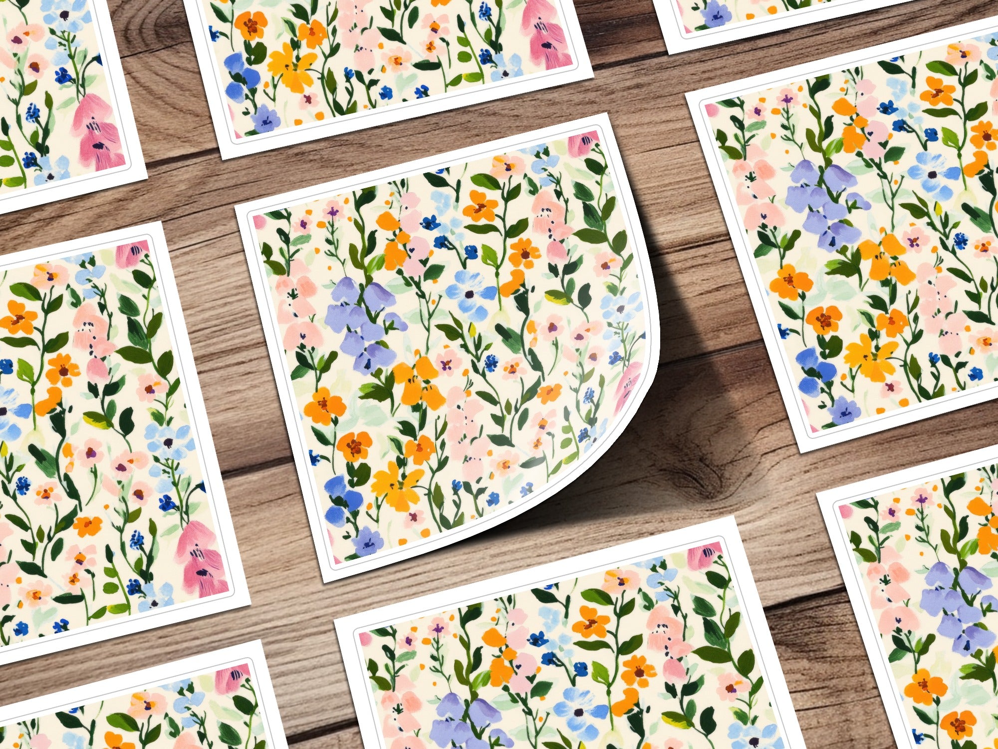 Colorful Floral Pattern Art Print Product