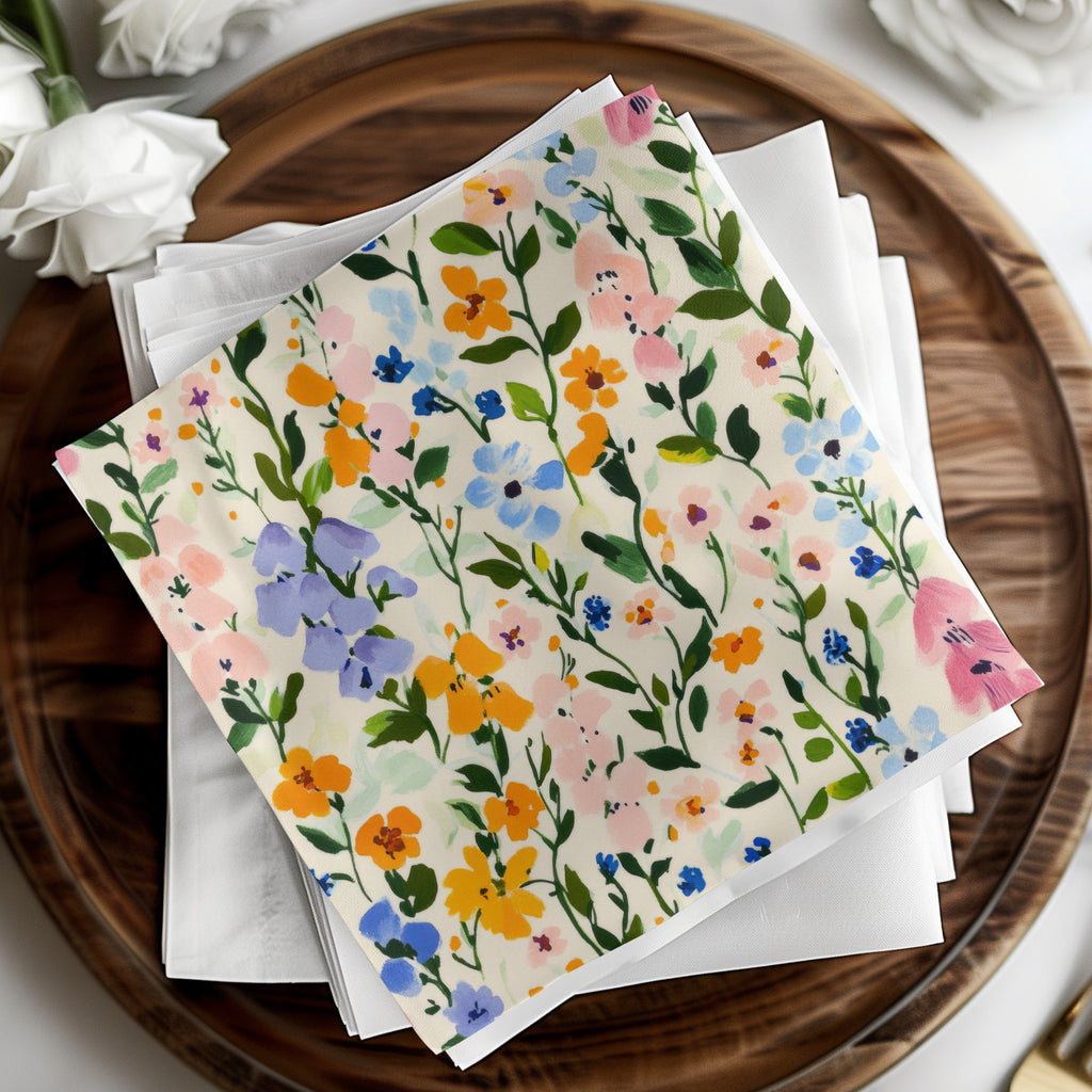 Floral Patterned Napkins Perfect for Any Occasion
