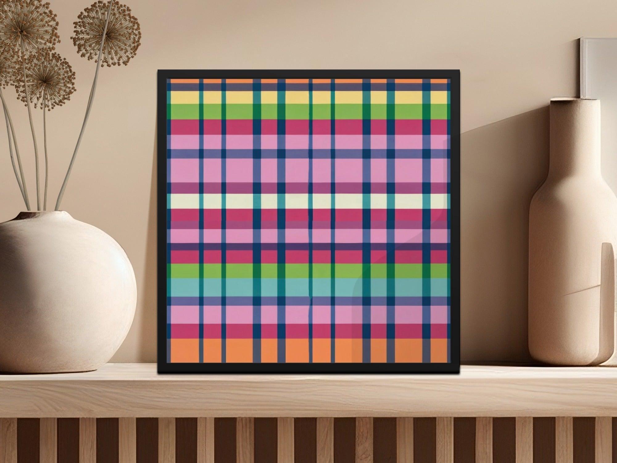 Colorful Plaid Digital Paper, Seamless Tartan Pattern, Digital Fabric Design, Scrapbooking Paper, Pastel Plaid Pattern, Digital Product - Moore and Mountain