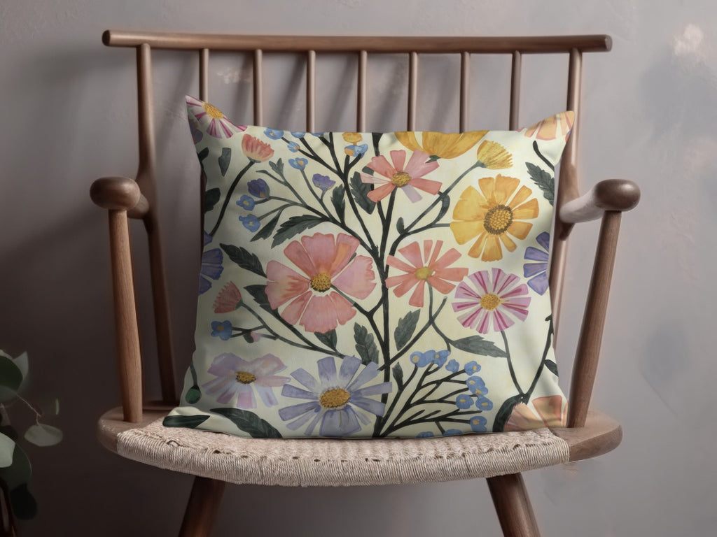 Cottageceore Seamless Floral Pattern Yellow Spring Flower Seamless Pattern - Moore and Mountain