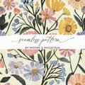 Cottageceore Seamless Floral Pattern Yellow Spring Flower Seamless Pattern - Moore and Mountain