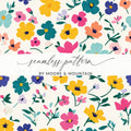 Colorful Floral Seamless Pattern by Moore & Mountain