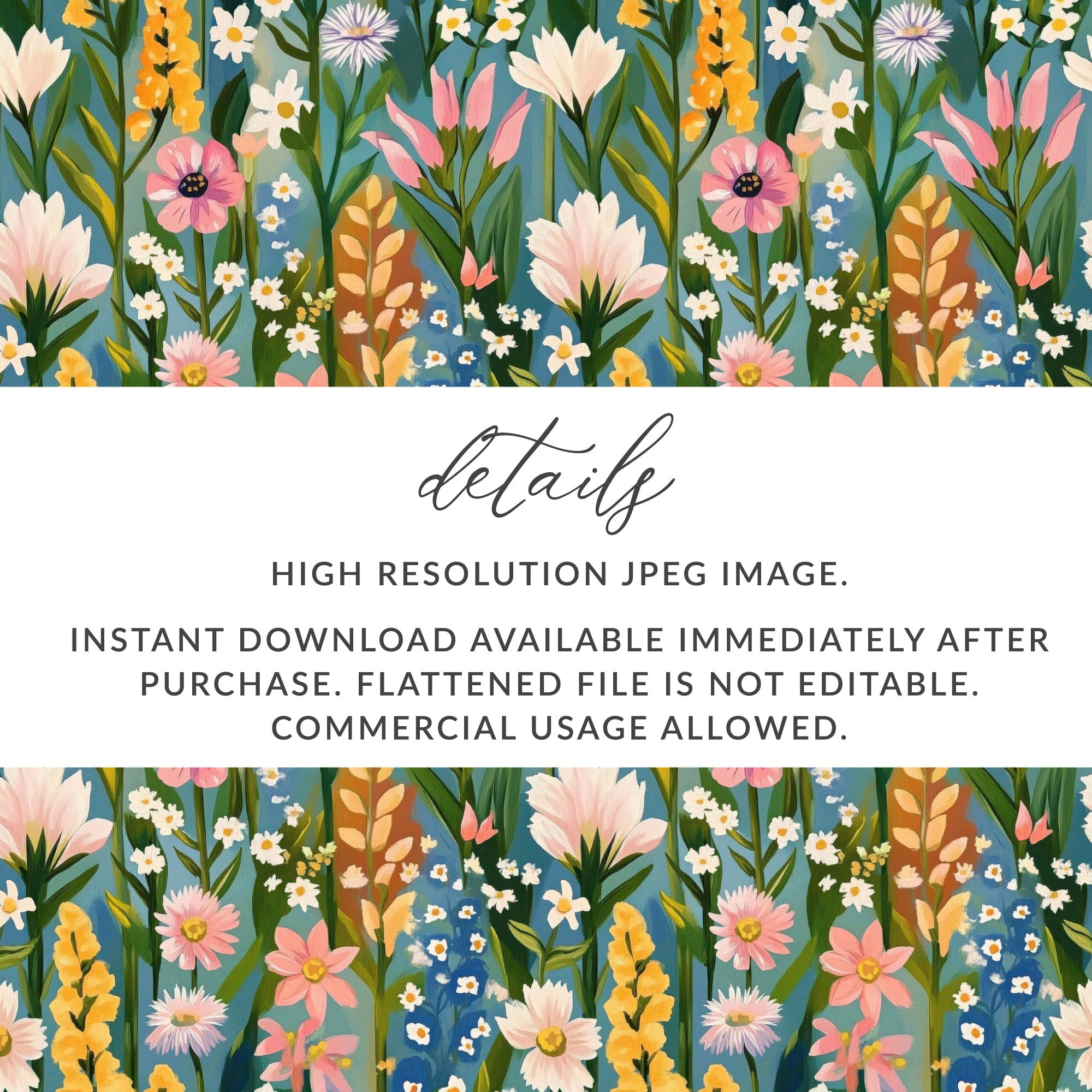 High Resolution Downloadable Floral Image for Commercial Use