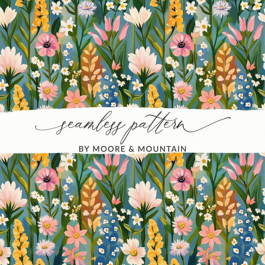 Seamless Floral Pattern by Moore & Mountain product