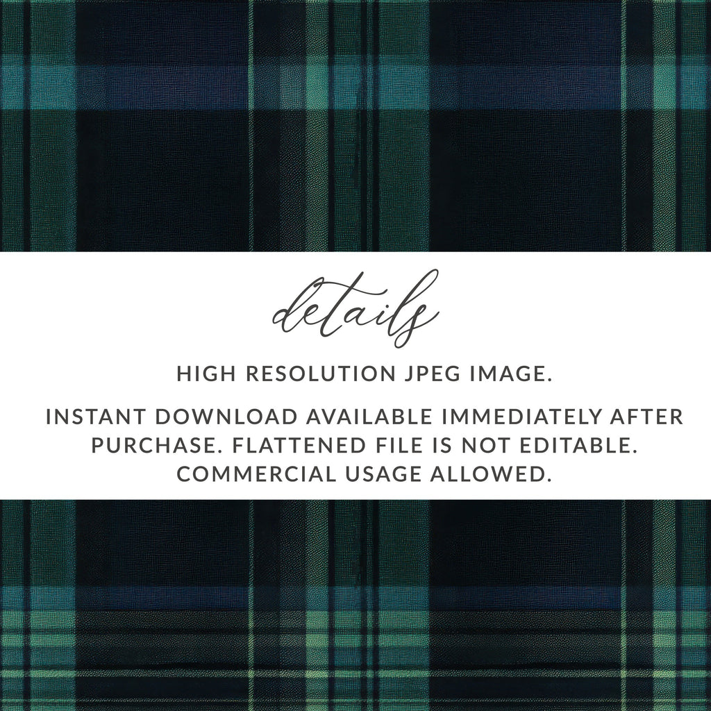 Dark Blue And Green Color Men's Seamless Tartan Pattern - Moore and Mountain