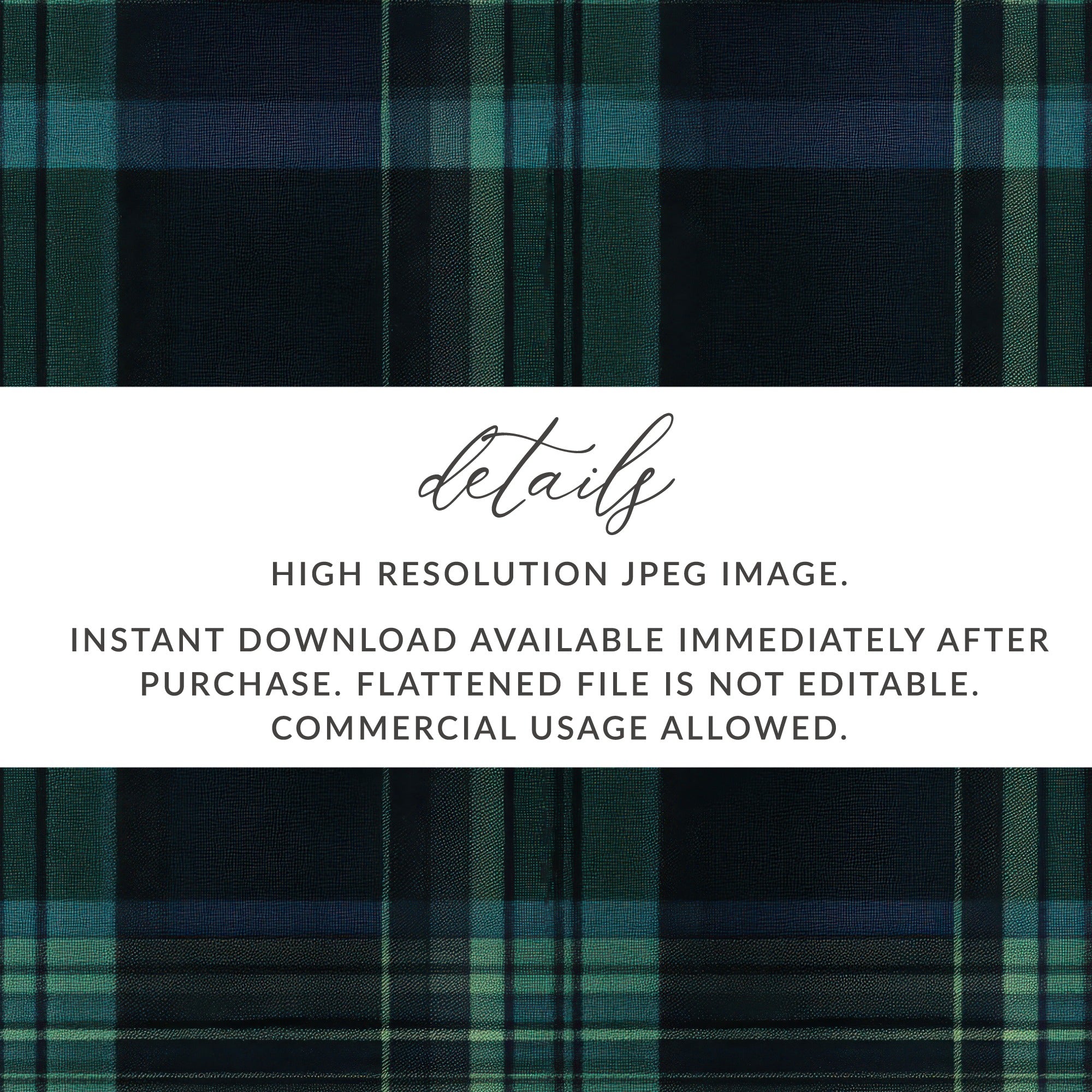 Dark Blue And Green Color Men's Seamless Tartan Pattern - Moore and Mountain