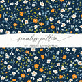 Moore & Mountain Seamless Floral Pattern Design