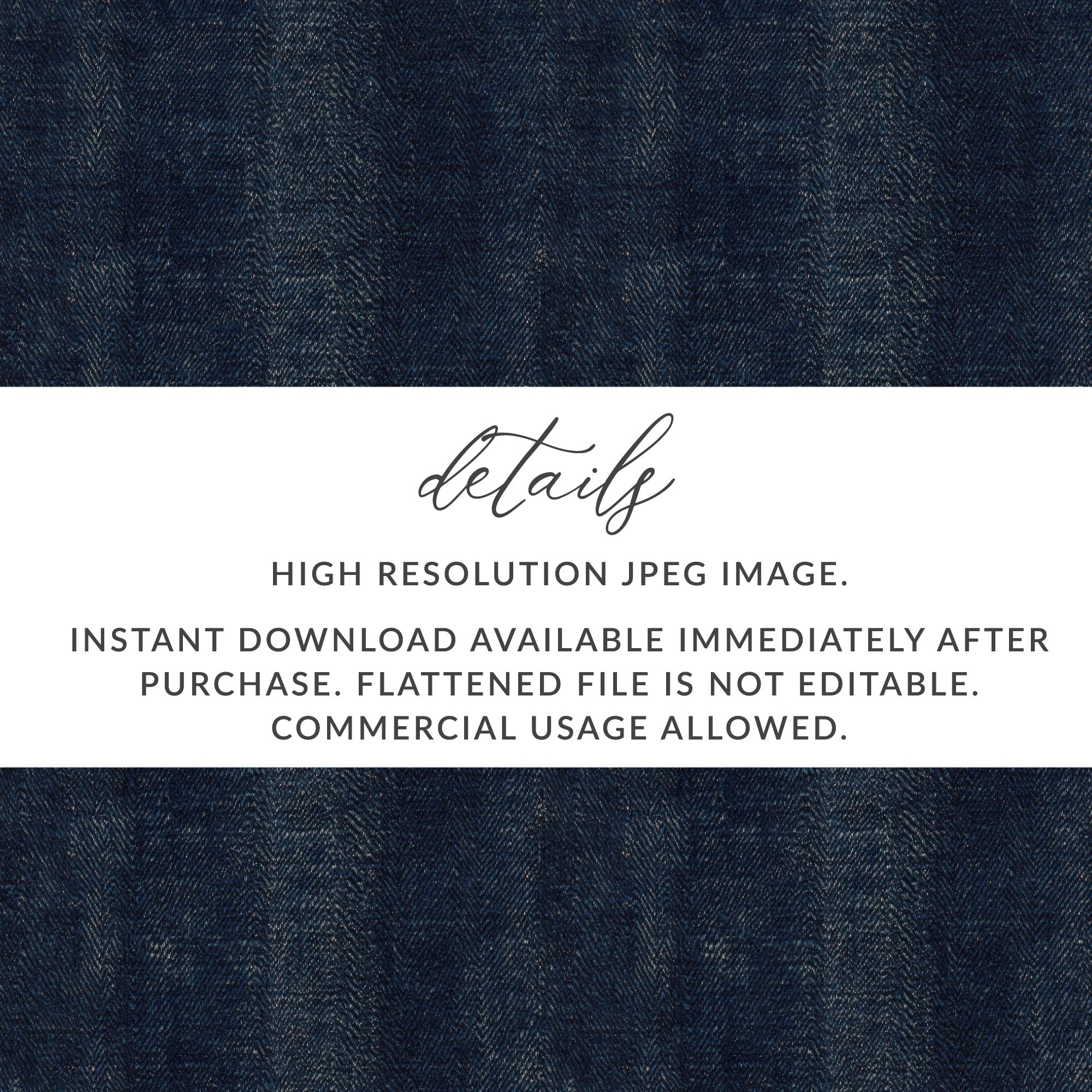 Dark Blue Jeans Texture Seamless Denim Digital - Moore and Mountain