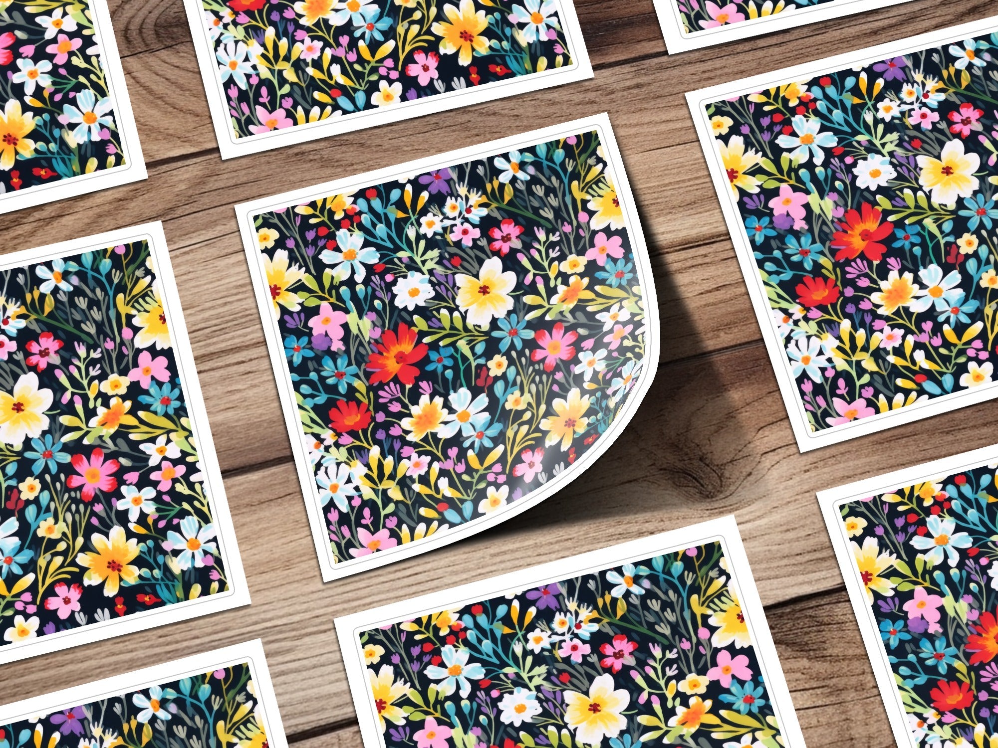 Dark Ditsy Floral Seamless Background - Moore and Mountain
