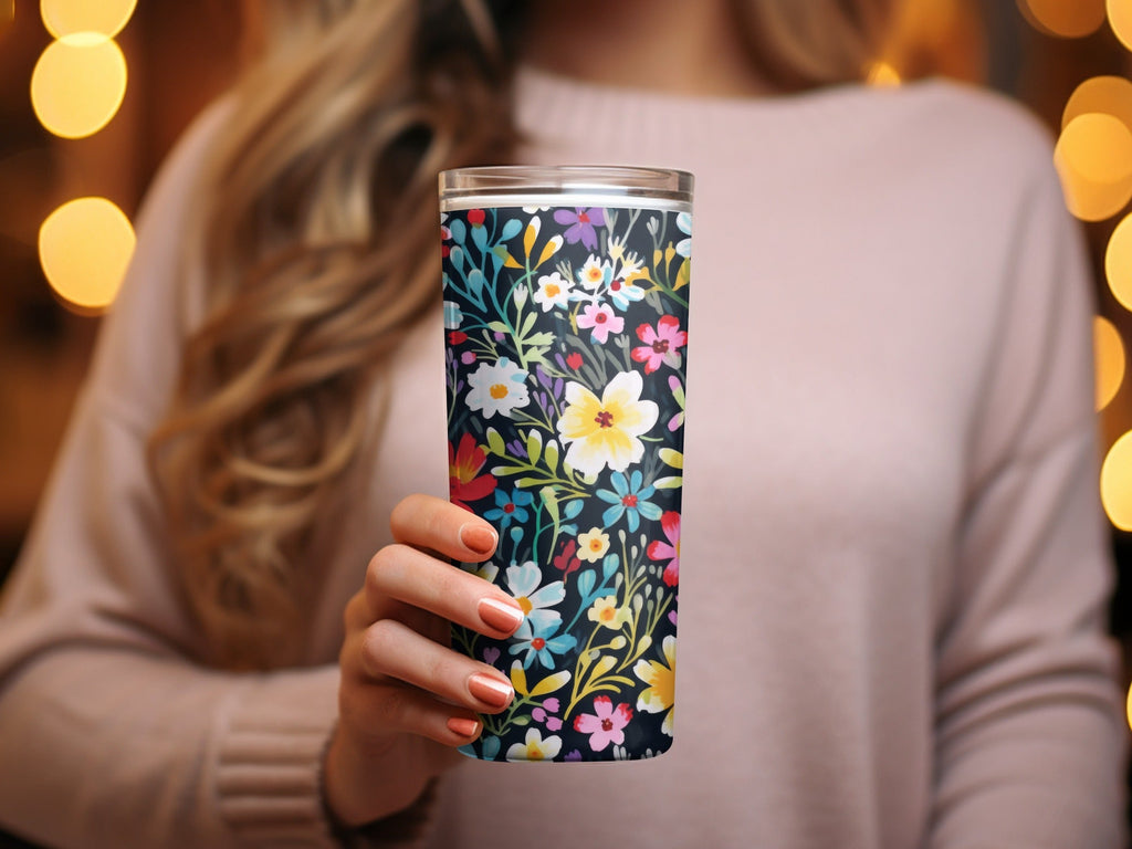 Dark Ditsy Floral Seamless Background - Moore and Mountain