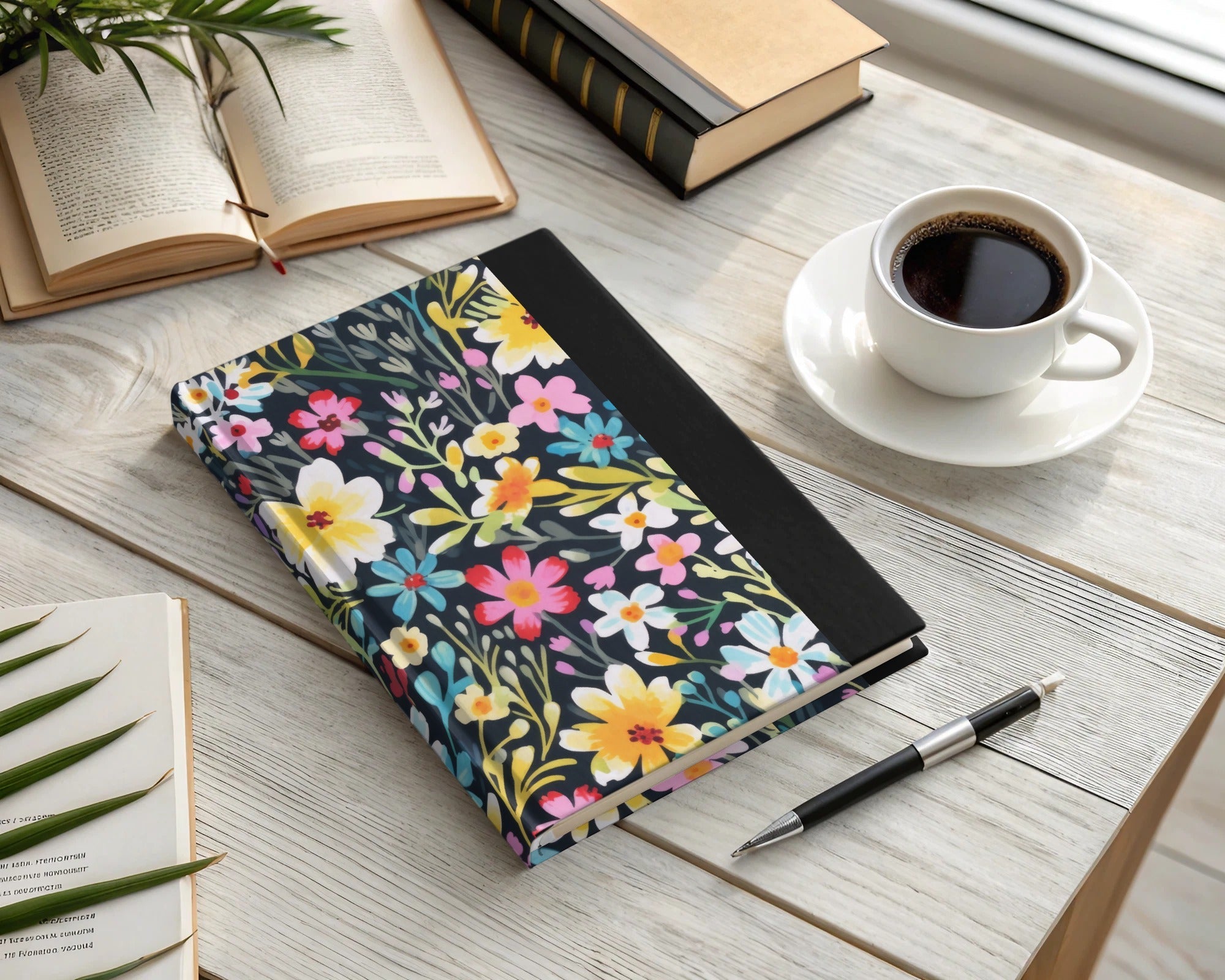 Dark Ditsy Floral Seamless Background - Moore and Mountain