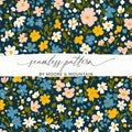 Colorful Floral Seamless Pattern by Moore & Mountain