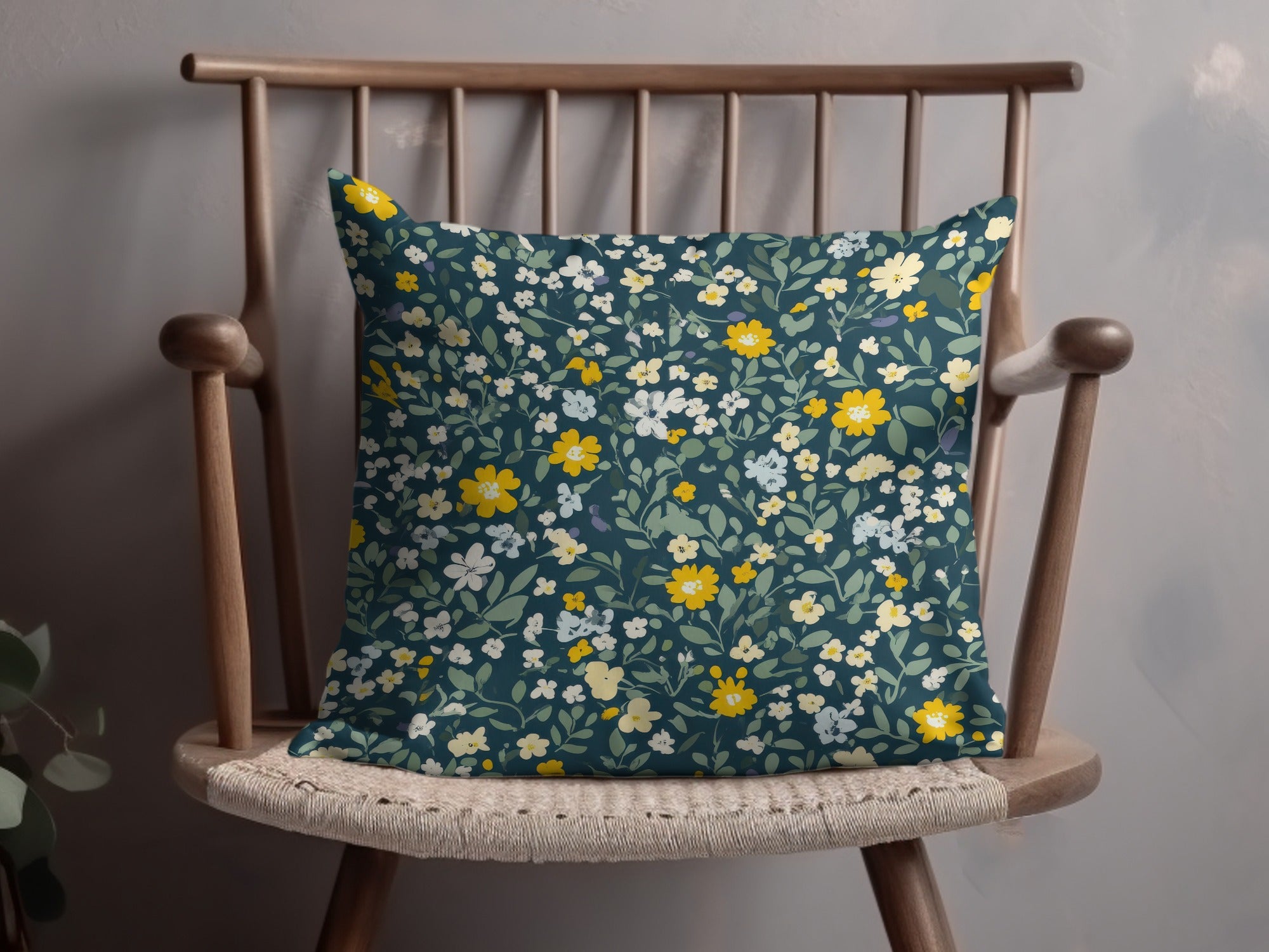 Floral Patterned Cushion for Home Decor and Comfort