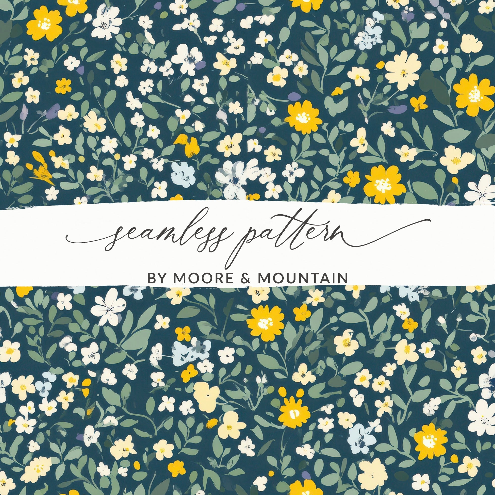 Floral Seamless Pattern by Moore & Mountain design