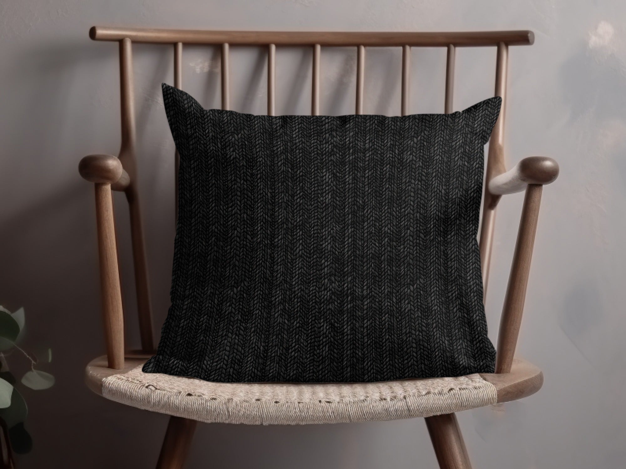Dark Knitted Fabric Design Seamless Denim Digital - Moore and Mountain