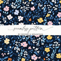 Floral Seamless Pattern by Moore Mountain Design