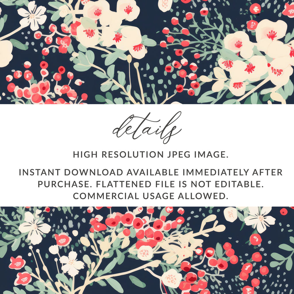 High Resolution Floral JPEG Image Instant Download