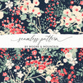 Floral Seamless Pattern by Moore & Mountain Design