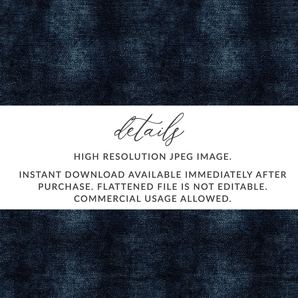 Dark Seamless Denim Texture JPEG Digital - Moore and Mountain